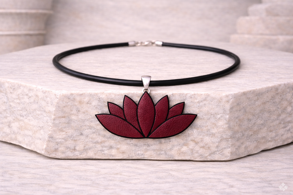 Lotus Essence Lederkette