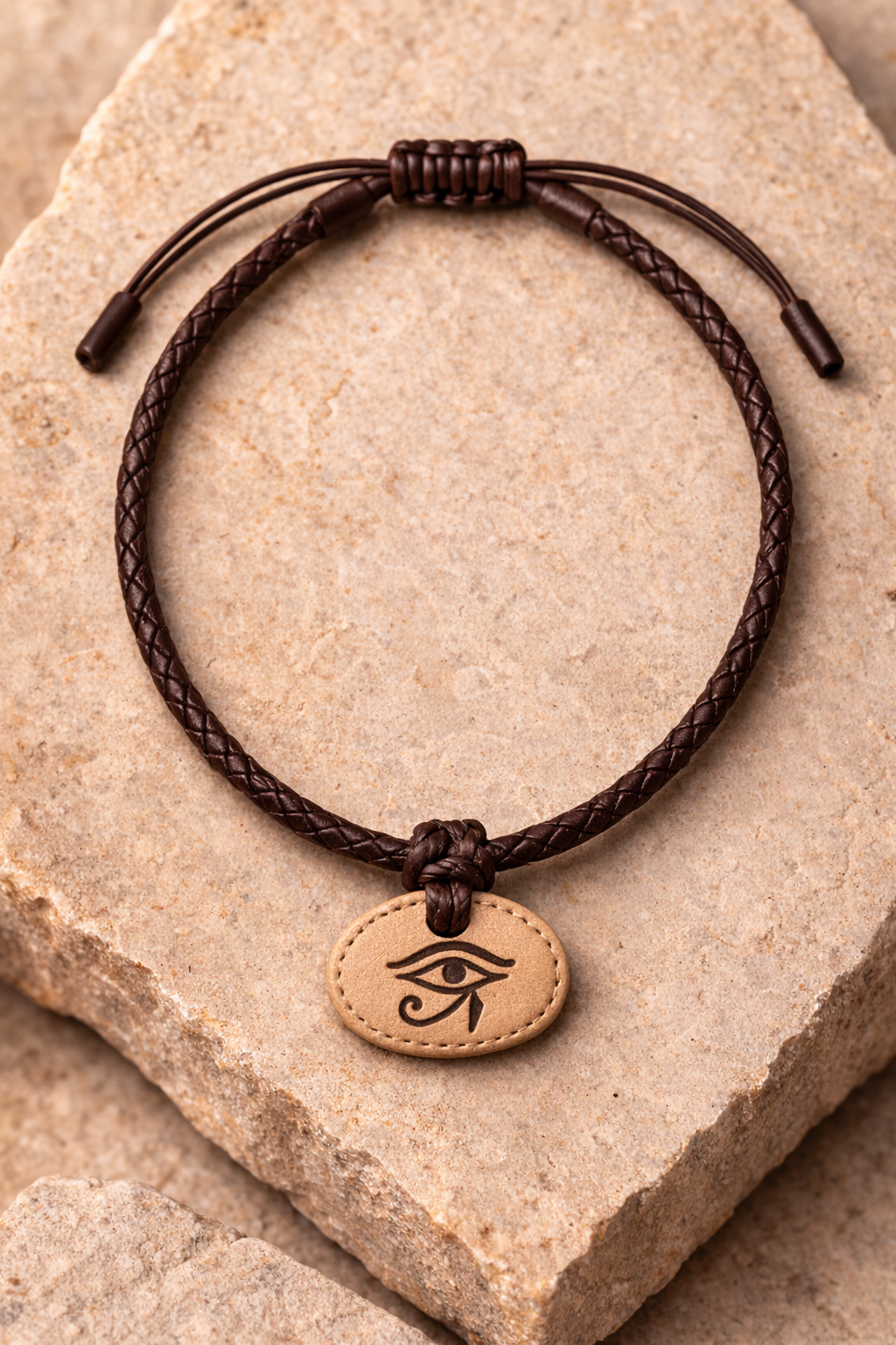 Horus Auge Lederkette
