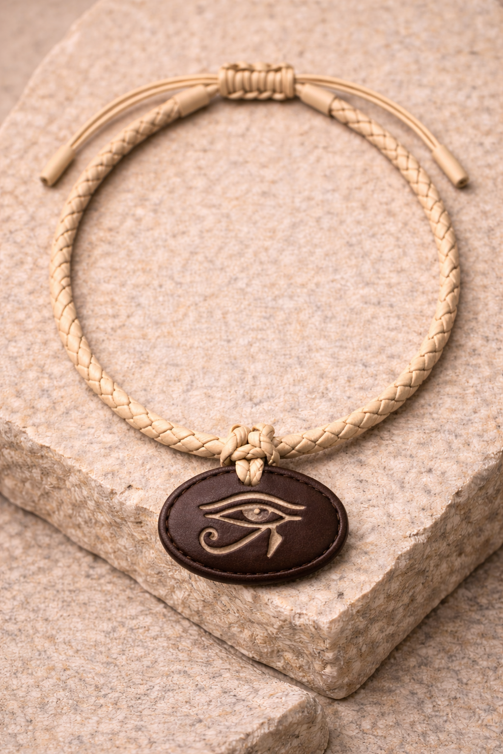 Horus Auge Lederkette