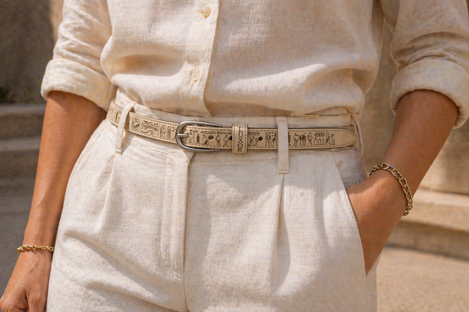 LUXOR Heritage Slim Gürtel