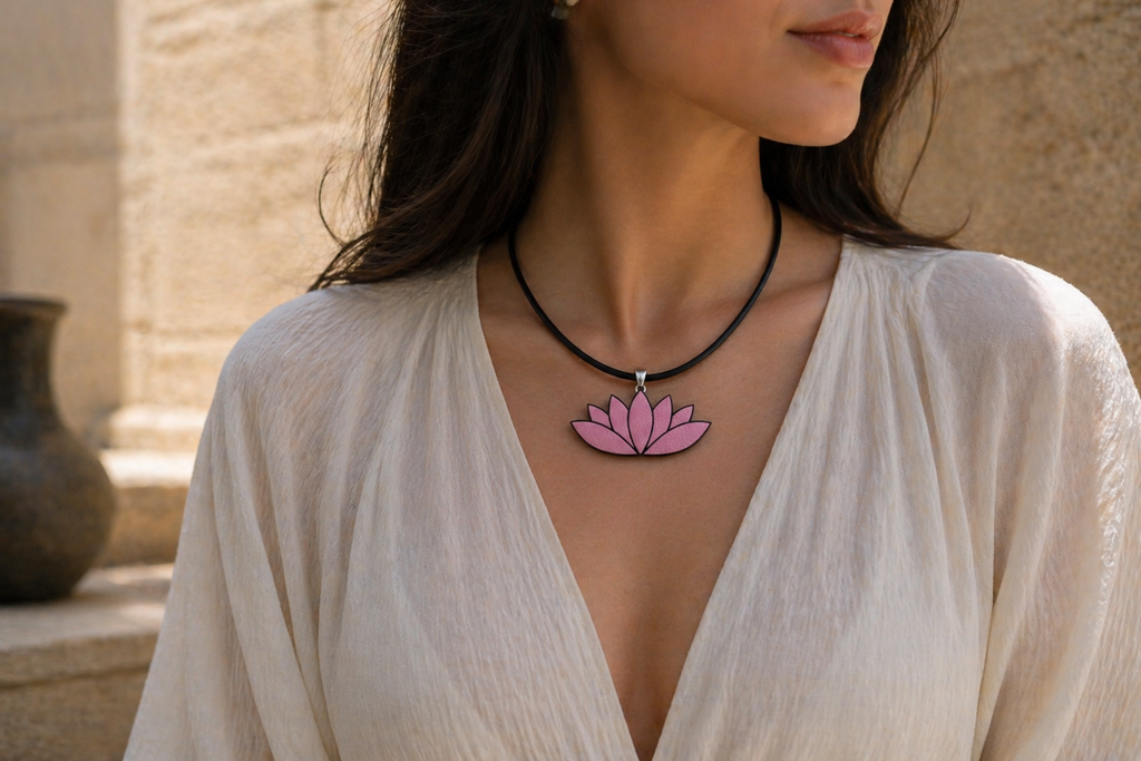 Lotus Essence Lederkette