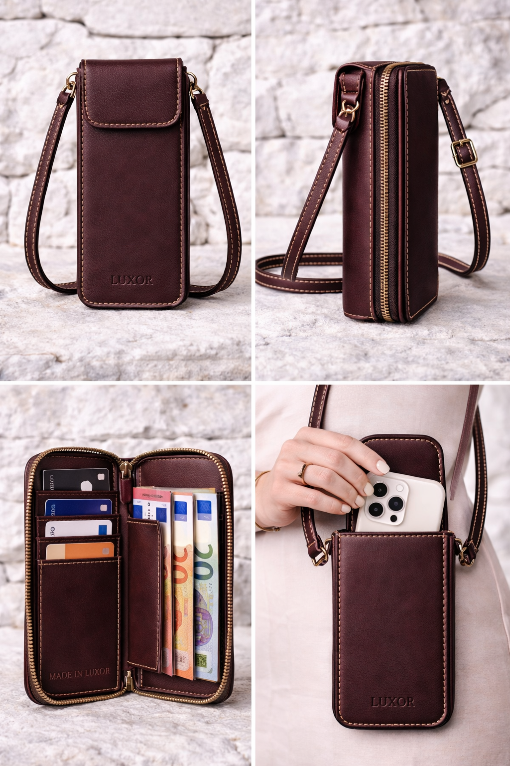 Luxor Phone Wallet Crossbody